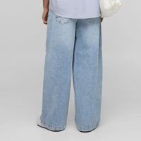 Celana Jeans Baggy Pria, Model Longgar, Oversize, Streetwear, Denim