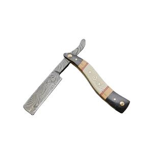 มีดพกทำมือคุณภาพสูงจากเหล็กดามัสกัส พร้อมปลอกหนัง ของขวัญสุดเพอร์เฟกต์สำหรับการตั้งแคมป์ ของขวัญสำหรับคุณพ่อ รองรับ OEM และ ODM - Product Image 1