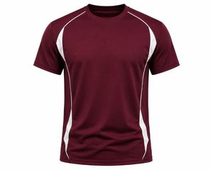 T-shirt personnalisé de qualité supérieure avec logo sur le devant, 100% polyester, écologique, coupe décontractée, tissu en toile - Product Image 3
