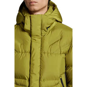Abrigos de poliéster acolchados con capucha, reversibles, ligeros y cálidos, de talla grande, negros, para invierno, con logotipo personalizado, venta al por mayor, capas gruesas. - Product Image 6