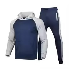 Ensembles de vêtements de sport pour hommes sur mesure de haute qualité, 100% coton, séchage rapide, sweat-shirts, survêtements de jogging, sweats à capuche, pantalons - Product Image 5