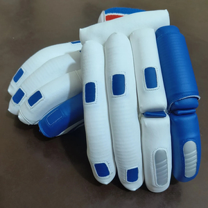 ถุงมือตีคริกเก็ตแบบสั่งทำพิเศษพร้อมสายรัดข้อมือทอ  ชุดอุปกรณ์คริกเก็ตเพื่อการส่งเสริมการขาย  ถุงมือตีคริกเก็ตปั๊มโลโก้ตามสั่งคุณภาพสูง - Product Image 5