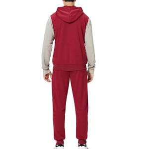 Sudadera con capucha de chándal con cremallera completa de doble sombra, ropa de calle para correr, sudaderas con capucha para hombre, servicio OEM, ropa deportiva para hombre y conjunto de 2 piezas - Product Image 2