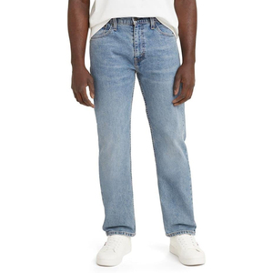 Jean en denim moderne coupe droite, en coton extensible durable, confortable, design élégant, coutures renforcées, pour homme, idéal pour le quotidien. - Product Image 4