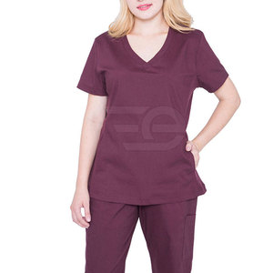 Uniforme Médico para Enfermeras y Doctores, Conjunto de Blusa y Pantalones Cómodos, Transpirables y Suaves para Hospital y Clínica - Product Image 2