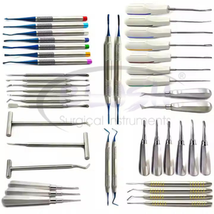 Dental Implant Elevators Luxating Root Tip Tooth Extraction PDL Sinus Lift Steel Manual Ergonomic Grip By <b>Blush</b> Surgical - Product Image 1