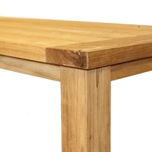 Modern Eco-Friendly Durable Solid Teak Waterproof Rectangle Outdoor Dining <b>Table</b> <b>Umbrella</b> Hole for Restaurant Resort Patio - Product Image 2