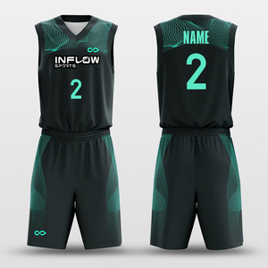 Wholesale Basketball Jersey Sports Suit Custom Top Quality Printed Logo Name Basketball Uniforms - Product Image 3