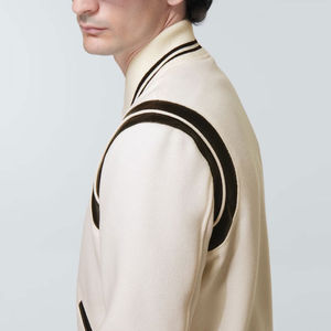 Veste universitaire pour homme avec logo personnalisé, vente en gros, haute qualité, nouvelle veste d'hiver élégante, coton premium, grandes tailles - Product Image 5