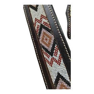 Conjunto de Brida de Cuero Estilo Western con Patrón Bordado y Cierre de Hebilla Ajustable para Montar a Caballo - Product Image 6