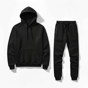 Conjunto Deportivo de Otoño/Invierno 2025 para Mujer, Sudadera con Capucha Forrada de Felpa, Color Sólido, 100% Algodón, Antibacteriano - Product Image 5