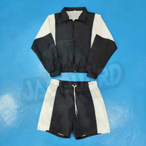 High Impact Top Quality <b>Men</b> Two Piece Short Set Streetwear <b>Mens</b> 3m Reflective Windbreaker Jacket Tracksuit for <b>Men</b> Summer Set - Product Image 4