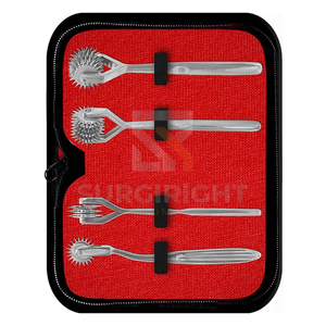 ชุดเครื่องมือผ่าตัดหนีบหลอดเลือดแบบใช้มือทำจากสแตนเลส Halsted Mosquito Forceps พร้อมคุณสมบัติหยุดเลือด ได้รับมาตรฐาน CE MOL ISO 13485 สีชมพู - Product Image 4