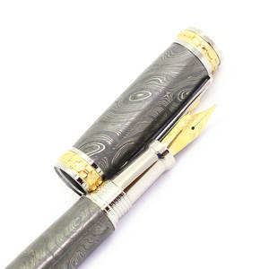 Bolígrafo de Acero de Damasco con Patrón Premium, Herramienta de Escritura Ejecutiva para Oficina, para Profesionales - Product Image 4