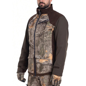 Veste de chasse d'hiver à capuche imperméable, respirante et anti-humidité à manches longues pour adultes, fabrication sur mesure OEM, face extérieure en softshell Oxford - Product Image 1