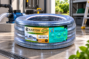 Manguera de transferencia de agua de PVC de EE. UU., manguera de succión de PVC transparente de EE. UU., manguera de PVC al por mayor de EE. UU., distribuidor de mangueras de PVC de EE. UU., distribuidor de mangueras industriales - Product Image 1