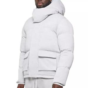 Veste d'hiver pour homme, nouveau Design, brillant, rembourrage chaud, bombardier à bulles, vente en gros - Product Image 5