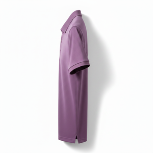 Chemises Polo en Coton Uni pour Hommes Tissu Piqué de Haute Qualité Chemise Polo Piqué Personnalisée Design Tricoté Couleur Unie Boutonné - Product Image 5