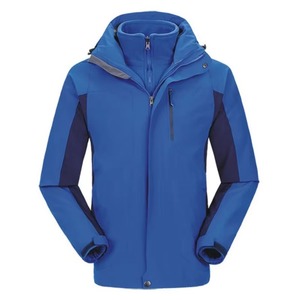 <b>Ski</b> Snowboarding Heated Windproof <b>Jacket</b> Black Red Blue Olive <b>Green</b> Hooded Winter Fleece Liner Color Blocked Zipper Adults - Product Image 2