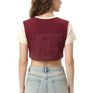 T-shirts courts tendance pour femmes, matière extensible confortable, idéale pour les activités de plein air et les tenues décontractées au quotidien - Product Image 2