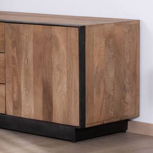 Mueble para TV Vandana Silver Volume de 150 cm en madera de mango estilo Santo minimalista con puertas y cajones - Product Image 6