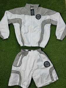 Black <b>White</b> Wholesale Nylon Windbreaker Custom Wholesale Two Piece Shorts Sets For <b>Men's</b> 2025 Waterproof Zip Up Tracksuit - Product Image 3