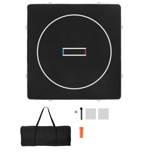 Tappetino da Wrestling Gonfiabile 13x13 ft, Tappeto Spesso per Arti Marziali, per Palestra Domestica, Esercizi, Tappetini Pieghevoli in PVC con 60 Cerchi - Product Image 1