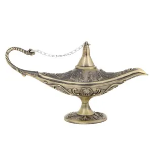 Genie Lamp Sleutelhanger Custom Blanco Logo Sleutelhanger Flesopener Metalen Bruiloft Gunsten Flesopener Emaille Gouden Wijnopener