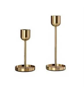 Support à bougie en métal artistique, porte-bougie décoratif, élégant accessoire de décoration d'intérieur pour table - Product Image 4
