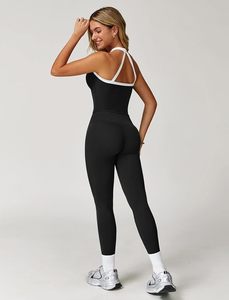 Women Premium Gym <b>Leggings</b> High Rise Tummy <b>Control</b> Longline Sports Bra High Support Stretch Athletic Fitness Activewear Set - Product Image 2