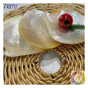 Assiette en coquillage naturel pour cadeaux de fêtes et idées de décoration intérieure élégantes d'inspiration côtière pour les décorations et les boutiques de cadeaux - Product Image 4