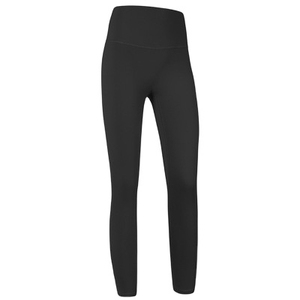 Leggings pour femmes à taille haute, respirants, en spandex et polyester, service OEM, prix de gros, haute qualité, grande taille, sans couture, longueur intégrale - Product Image 4