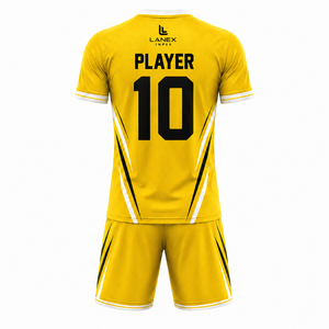 Conjunto de Uniforme de Fútbol Personalizado Premium para Hombre, Camiseta y Pantalones Cortos, Transpirable, Sublimado, Ropa Deportiva para Equipo, Entrenamiento y Partido - Product Image 3