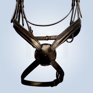 Brida Anatómica Premium para Caballo con Narquilero en Forma de 8 - Brida de Cuero Acolchada para Salto y Doma Clásica - Product Image 2