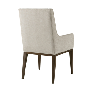 Silla de Comedor con Brazos Tapizada en Madera de Haya Sólida, Diseño Moderno y Duradero de Mediados de Siglo, Marca Nam Hai, para Hogar, Oficina y Comedor - Product Image 5