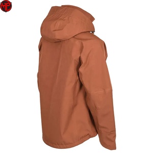 Veste de pêche unisexe d'hiver, imperméable, coupe-vent, à capuche, col montant, fermeture éclair, manteau décontracté pour l'extérieur - Product Image 4