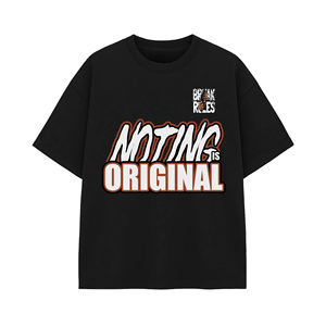 Camiseta de Algodón Personalizada para Hombre, Estilo Urbano, Lisa, al por Mayor, Informal, Transpirable, de Verano, a la Moda, OEM - Product Image 2