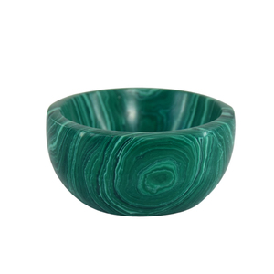 Bol en marbre vert au design attrayant, centre de table en pierre naturelle, bol de service pour table basse, bol décoratif, décoration d'intérieur - Product Image 1