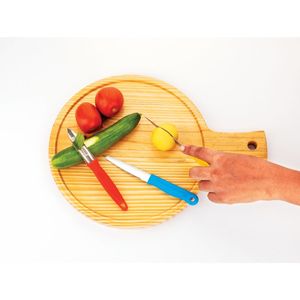 Juego de 3 cuchillos de pelar de acero inoxidable, cuchillos de cocina afilados para frutas y verduras, mango ergonómico con agarre cómodo - Product Image 1