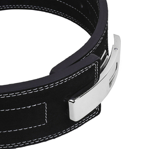 Gym Training Powerlifting Lever <b>Belt</b> Bodybuilding-Adjustable <b>Elasticity</b> Breathable Cowhide Leather Weightlifting Lever <b>Belt</b> - Product Image 5