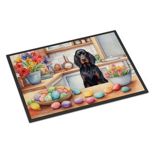 Nouveau extérieur et intérieur 18H X 27W antidérapant Low Pile Easter Gordon Setter paillasson lavable tapis d'entrée - Product Image 1
