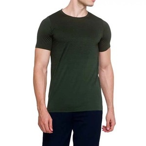 T-shirts à manches courtes pour hommes Slim Fitness, grandes tailles, 100% coton, respirants, séchage rapide, design personnalisé OEM, col rond, décontractés pour l'été - Product Image 3