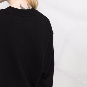 Nueva Colección Otoño/Invierno, Sudaderas de Mujer 100% Algodón Lavado, Tallas Grandes, Diseño de Logotipo Personalizado, Color Sólido - Product Image 5