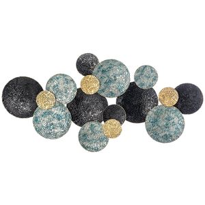 Metal <b>Wall</b> <b>Art</b> Set Abstract <b>Geometric</b> Circle Design Modern Contemporary Handmade Customizable Frame <b>Wall</b> Hanging Home Decor - Product Image 5