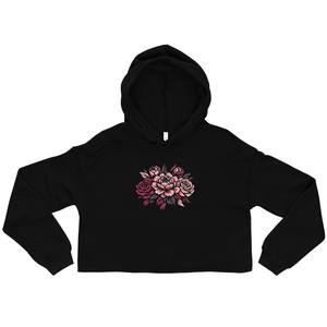 Hoodie court à fleurs |   Haut de détente confortable pour femmes - Product Image 3