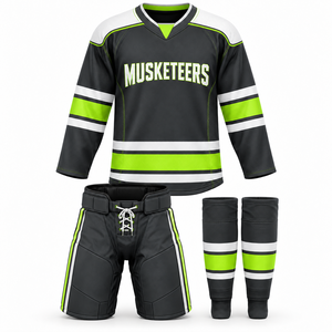 Uniforme de Hockey sobre Hielo Personalizado con Logotipo para Adultos, Ropa Deportiva de Tallas Grandes Más Popular con Nombre de Equipo Personalizado, Servicio OEM - Product Image 3