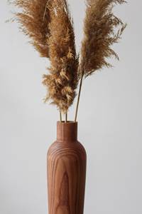 Vase à fleurs en bois rustique pas cher pour fleurs artificielles, centres de table et décoration élégante pour la maison - Product Image 3