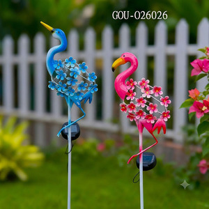 ไฟประดับสวนรูปนกฟลามิงโกพลังงานแสงอาทิตย์ - Product Image 2