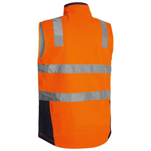 เสื้อกั๊กสะท้อนแสงเพื่อความปลอดภัยในการทำงาน มาตรฐาน ANSI Class 2 ผลิตจากโพลีเอสเตอร์ตาข่าย พร้อมช่องใส่ของหลายช่อง - Product Image 2
