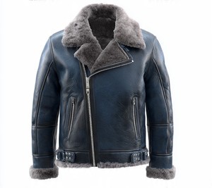 Champ King VESTE EN CUIR ET POILS DE HAUTE QUALITÉ PREMIUM - Product Image 1